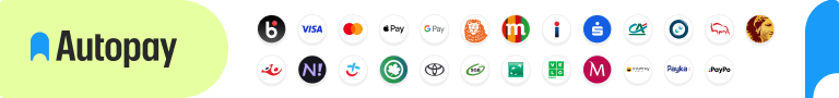 Autopay - akceptowane metody p\u0142atno\u015bci